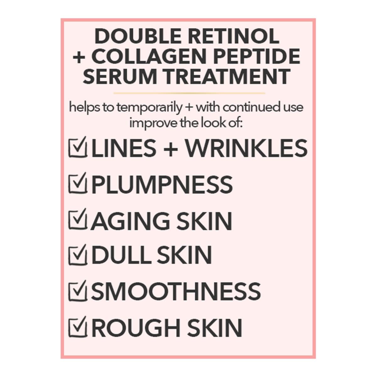 Double Retinol & Collagen Peptide Serum Treatment👑