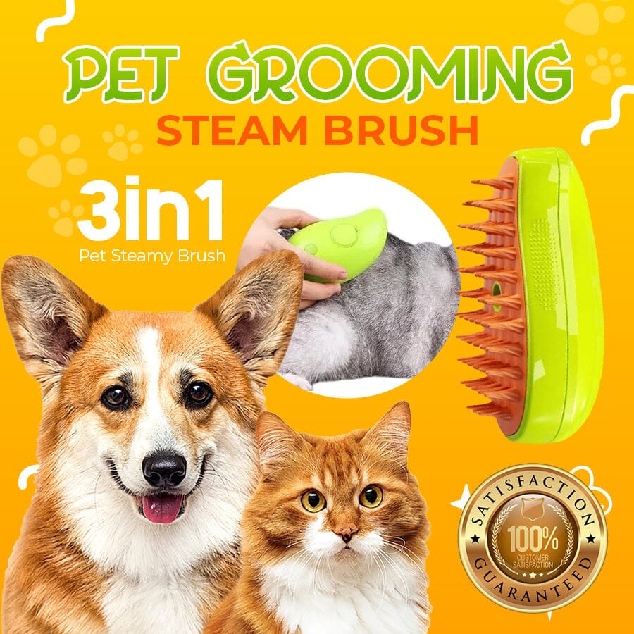 Pet Grooming Steamy Brush👑