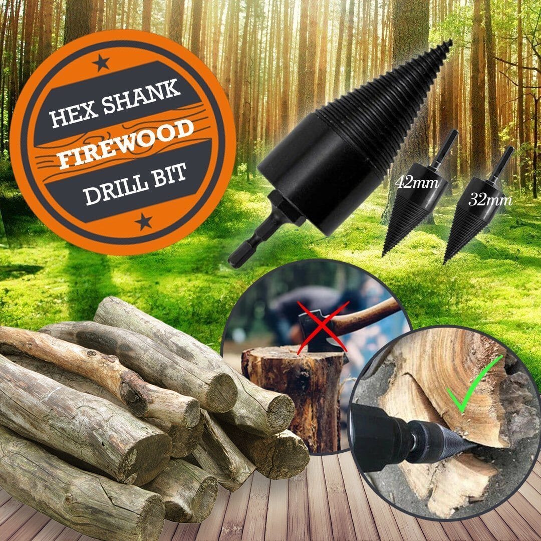 BladeBurst ™ Hex Shank Firewood Drill Bit